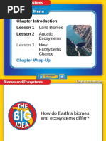 Biomes and Ecosystems