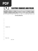 Chapter 1 - Electric Charges - Fields (Student Copy)