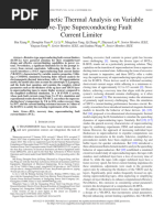 Electromagnetic Thermal Analysis On Variable Resistive-Type Superconducting Fault Current Limiter