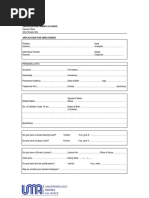 Job Application Form