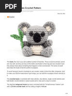 Koala Amigurumi Crochet Pattern