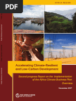 Accelerating Climate Resilient and Low C