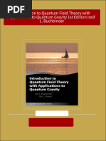 Complete Download Introduction To Quantum Field Theory With Applications To Quantum Gravity 1st Edition Iosif L. Buchbinder PDF All Chapters