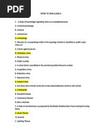 Intro To Crim Q and A