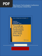 (Ebooks PDF) Download Proceedings of The Future Technologies Conference FTC 2020 Volume 2 Kohei Arai Full Chapters