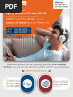 ICICI Prudential Equity Minimum Variance Fund Onepager