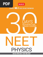 30 Days Crash Course For NEET Physics (MTG Editorial Board) (Z-Library)