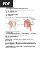 Pectoral and Should Girdle and Veous