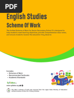 English Studies SSS3 Scheme of Work