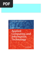 Applied Computing and Information Technology Roger Lee 2024 Scribd Download