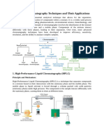 Advanced Chromatography Techniques and Their Applications