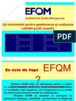 Modelul EFQM (Propunere de Aplicare)