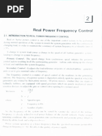 Real Power Frequency Control Operation