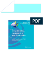 Instant Download International Communities of Invention and Innovation Tatnall PDF All Chapter