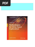 Full Technologies For Deep Space Exploration 1st Edition Zezhou Sun PDF All Chapters