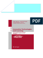 Innovative Technologies and Learning First International Conference ICITL 2018 Portoroz Slovenia August 27 30 2018 Proceedings Ting-Ting Wu