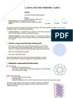 Tema 1 Quimica: El Átomo y El Sistema Periodico