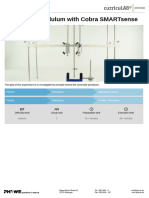 Reversible Pendulum With Cobra SMARTsense