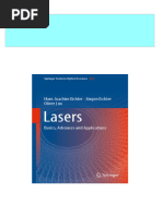 Lasers Basics Advances and Applications Hans Joachim Eichler