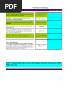 Velocity Banking Financial Spreadsheet 2022