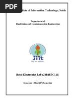 Basic Electronics Lab Manual