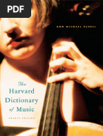 Harvard University Press Reference Library Don Michael Randel The Harvard Dictionary of Music Alfre