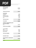 Balance Sheet (Simple) Format