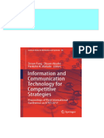 Information and Communication Technology For Competitive Strategies Proceedings of Third International Conference On ICTCS 2017 Simon Fong