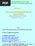 Lecture 2. Colligative Properties