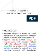 RM4151 Research Methodology and IPR