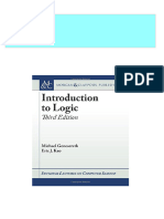 Get Introduction To Logic Third Edition Michael R Genesereth PDF Ebook With Full Chapters Now