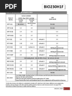 BIO230 Course Syllabus 2022