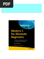 Full Download Modern C For Absolute Beginners: A Friendly Introduction To The C Programming Language 2nd Edition Slobodan Dmitrović PDF