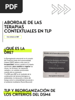 Abordaje de Las Terapias Contextuales en TLP