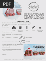 Tren Navideño Caja de Galletas