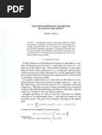 Odlyzko-Sch Onhage Algorithm in Conductor Aspect: Bstract