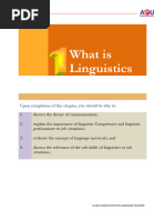 Chapter 1-What Is Lingistics