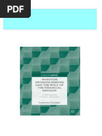 Investor Decision-Making and The Role of The Financial Advisor: A Behavioural Finance Approach 1st Edition Caterina Cruciani (Auth.)