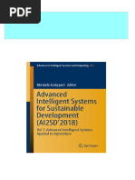 Advanced Intelligent Systems For Sustainable Development AI2SD 2018 Vol 1 Advanced Intelligent Systems Applied To Agriculture Mostafa Ezziyyani