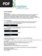 Arraygen Linux Manual