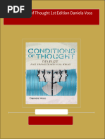 Full Conditions of Thought 1st Edition Daniela Voss Ebook All Chapters