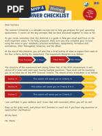 Checklist - MYP 4 Biology December 2024