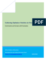 Gathering Optimizer Statistics in Oracle Database