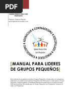 Manual para Lideres de Grupos Pequeños