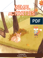 Kindergarten Animal Activities