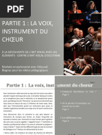 Partie 1 La Voix Instrument Du Choeur