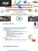 Développement D'applications Mobiles Multiplateformes Avec Le Framework Flutter