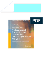 Environmental Economics and Computable General Equilibrium Analysis Essays in Memory of Yuzuru Miyata John R. Madden