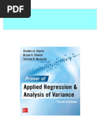 (FREE PDF Sample) Primer of Applied Regression and Analysis of Variance 3rd Edition Glantz S.A. Ebooks