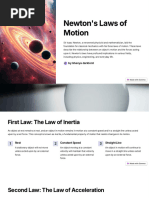 Newtons Laws of Motion